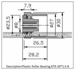 Plastic Roller Bearings KTR