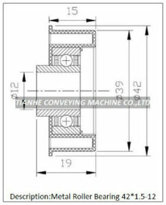 Roller Metal End Cap