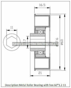 Metal Roller House Hex