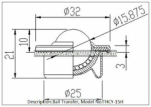 Ball Transfer Unit CY-15H