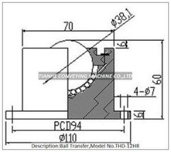 Ball Transfer Unit D-12HR