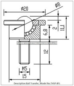 Ball Transfer Unit SP-8FL