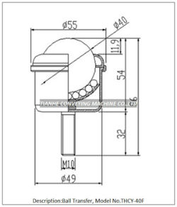 Ball Transfer Unit CY-40F