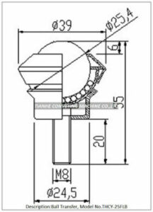 Ball Transfer Unit CY-25FLB