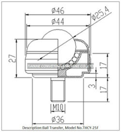 Ball Transfer Unit CY-25F