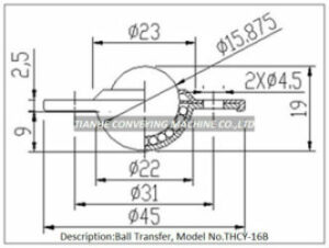 ball transfer unit CY-16B