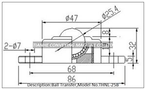 Ball Transfer Unit NL-25B