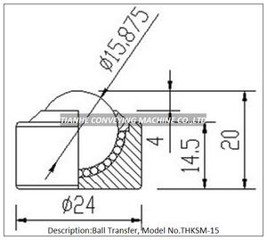 Ball Transfer Unit KSM-15