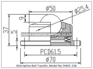 Ball Transfer Unit KSF-25B