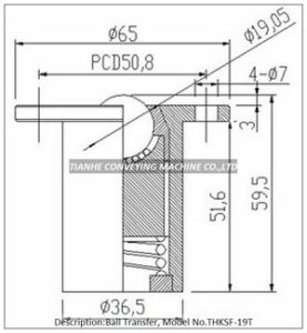 Ball Transfer Unit KSF-19T