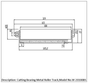 roller wheel track W-20100BS