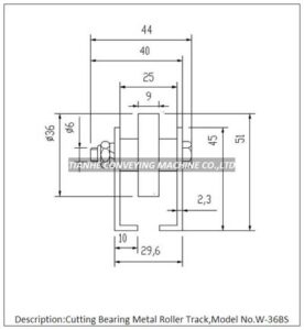 roller wheel track W-36BS