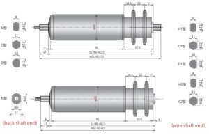 Sprocket Motor Roller