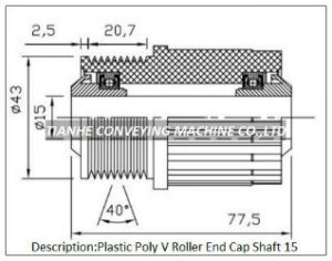 Plastic Poly-V End House