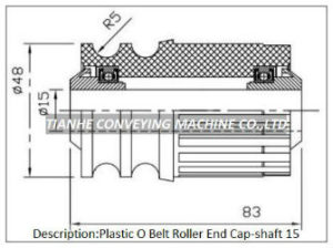 Plastic O-Belt End House