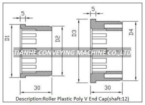 Plastic Multi-Belt End Cap