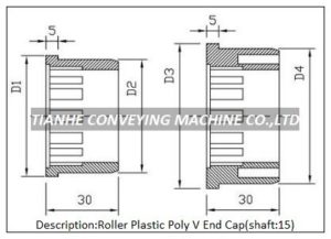 Plastic Multi-Belt End House