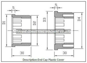 Single Sprocket Plastic Cap